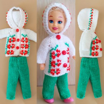 Новогодний костюм для малышки Келли 13 см