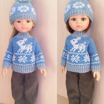 Новый комплект с жаккардом для любимой куклы ПР