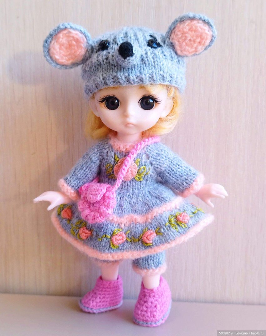 Мышка, одежда для кукол, новогодние костюмы для кукол