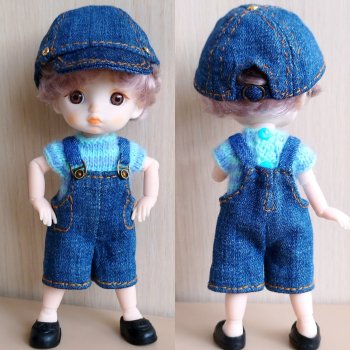 Ещё один джинсовый образ для баболика Алёшки