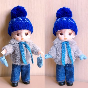 У баболика Алёшки появились теплые одёжки🧤🧣🧥