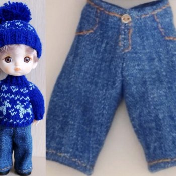 Шьём для баболиков, бесплатная выкройка джинсов👖 от