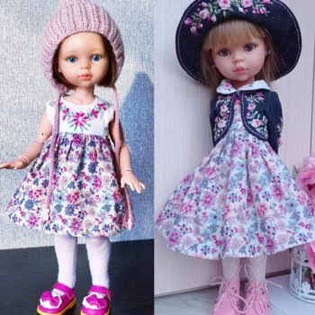 Одна ткань - наряды разные для паолочек