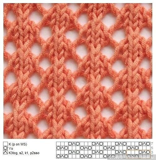 Ажурный свитер спицами для куклы готц 50 см (фото 3)