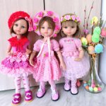 Весенние наряды для кукол паола рейна