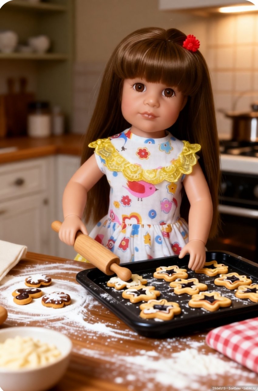 Куклы "рулят" на кухне — Коллекции игровых кукол (Playline): фото полок
