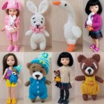 Вязаные игрушки для кукол паола рейна