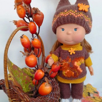 Фотомоменты  с Пиппой в новом костюме на тему осени🍁🍂🐿️🍁🍂🐿️🍁🍂🐿️