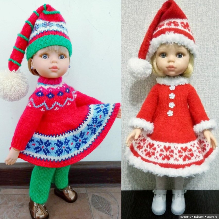 Жаккард в кукольной одежде, вяжу для разных кукол на заказ