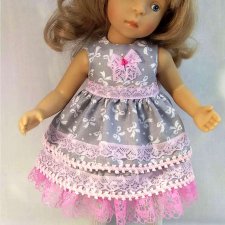 Платье для кукол Паола Рейна, Минуш.