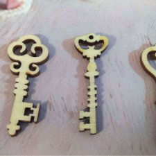 Деревянные ключики. Деревянные ключики.