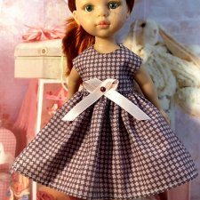Платье для кукол Паола Рейна.