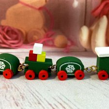 Рождественский паровозик для малявочек