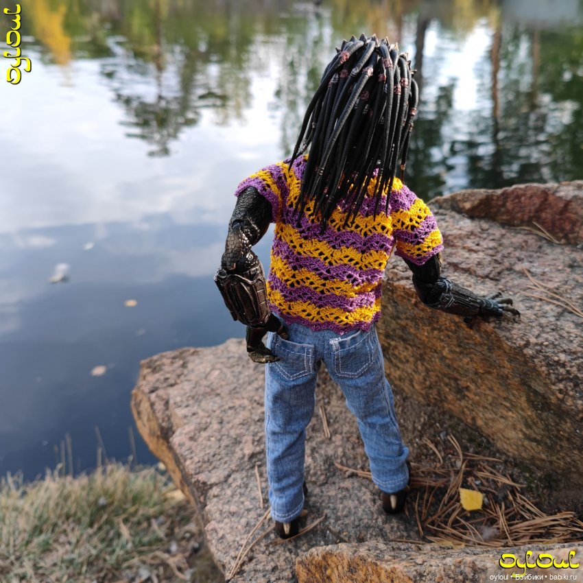 (72) Хище-штаны свободного покроя | Бэйбики (72) Хище-штаны свободного покроя (фото 8)