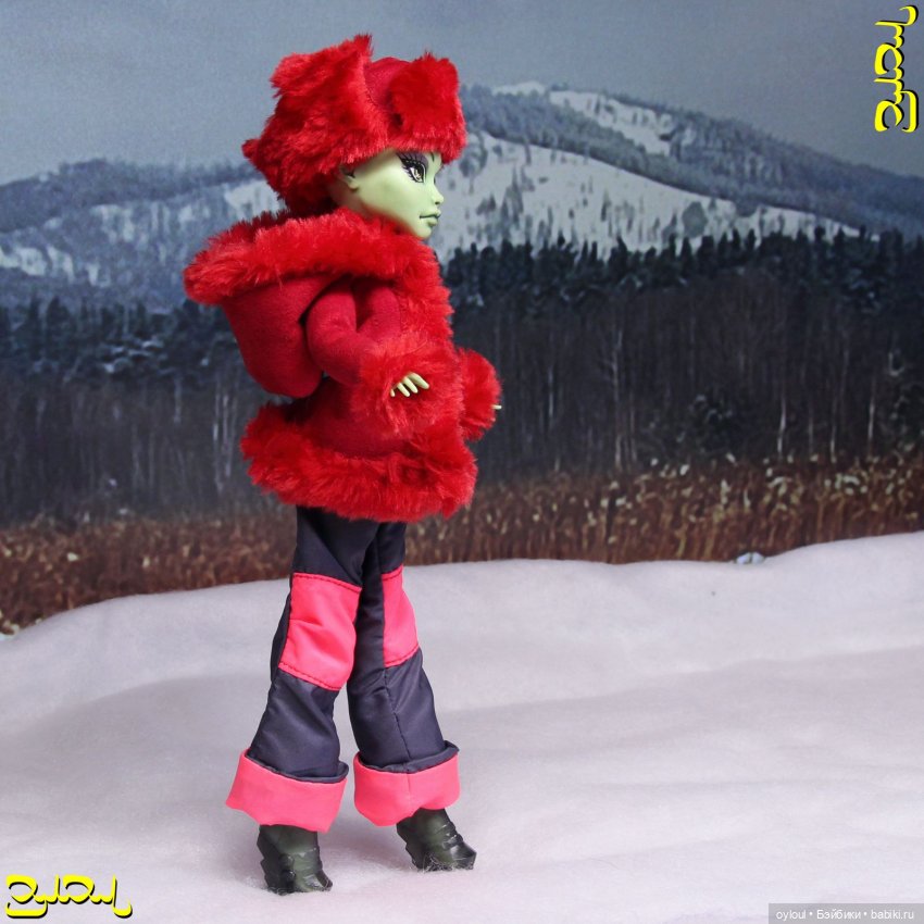 [30] Ушанки 1:6 / Выкройка