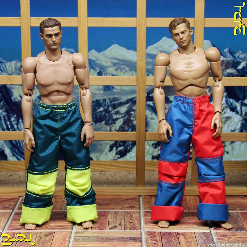 [32] Сноубордический костюм 1:6 / Выкройки