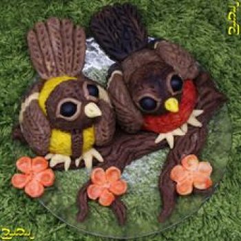 [95] Птичко-тортик для младшенькой