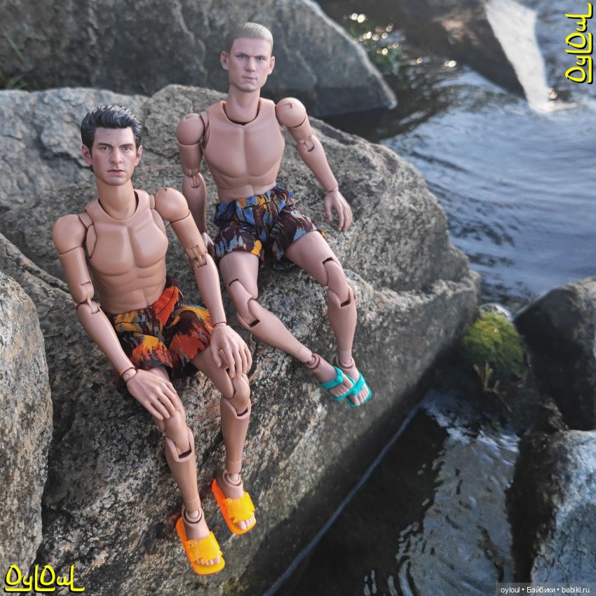 {63} Пляжные шорты 1:6 — Одежда и обувь для кукол своими руками: фото