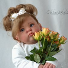 Любимая плюшка! Кукла реборн Настасья