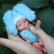 АКЦИЯ!Мини реборненок ,13 см