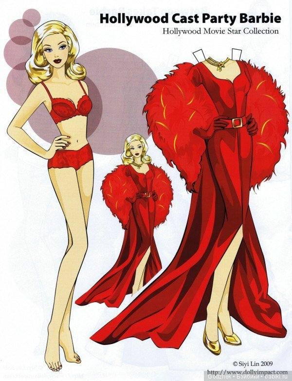 Бумажные куклы Барби — Бумажные куклы с одеждой для вырезания: шаблоны