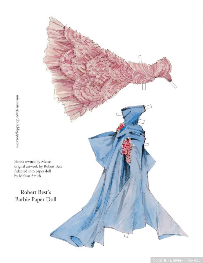 Бумажные куклы Барби — Бумажные куклы с одеждой для вырезания: шаблоны