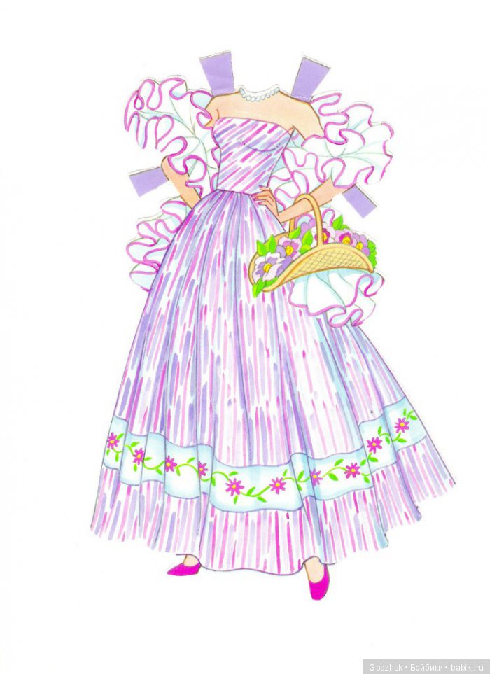 Бумажные куклы Барби — Бумажные куклы с одеждой для вырезания: шаблоны