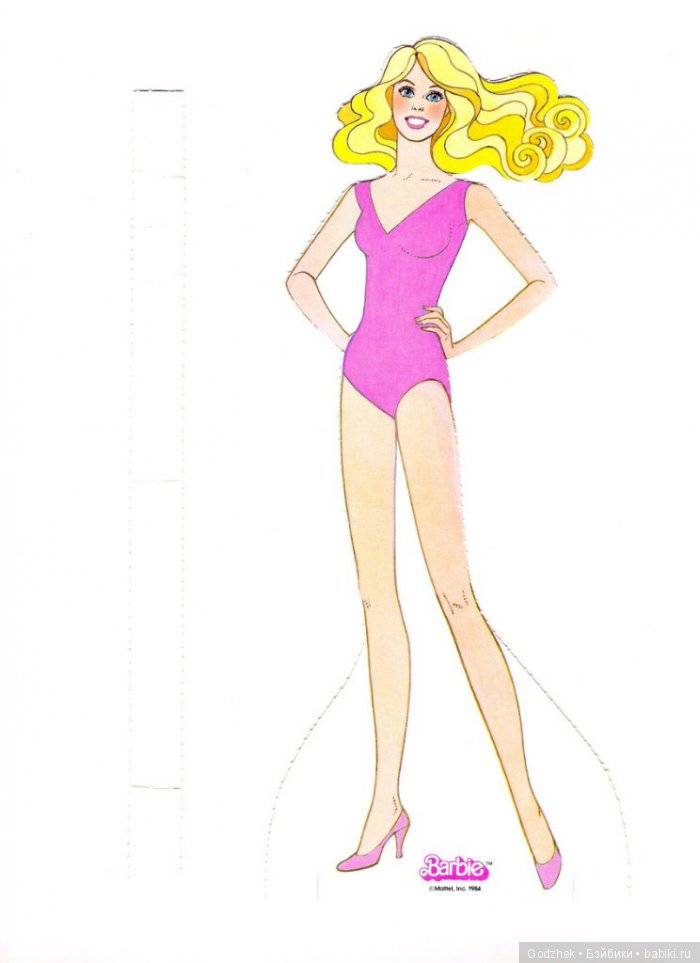 Бумажные куклы Барби — Бумажные куклы с одеждой для вырезания: шаблоны
