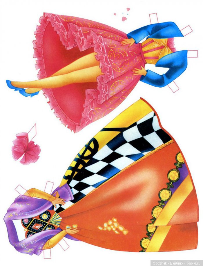 Бумажные куклы Барби — Бумажные куклы с одеждой для вырезания: шаблоны