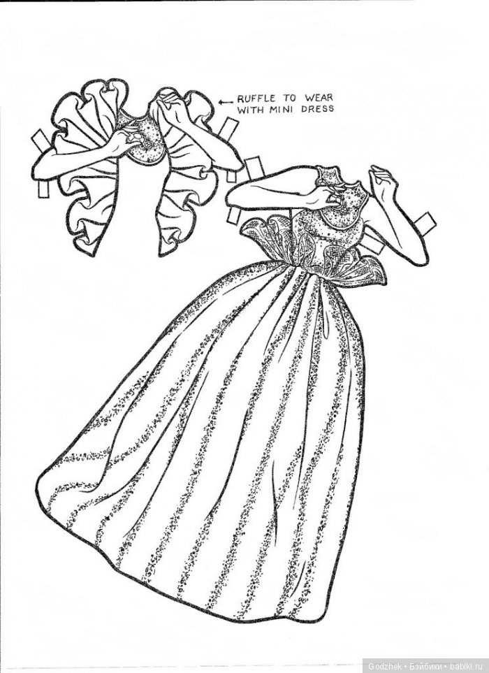 Бумажные куклы Барби — Бумажные куклы с одеждой для вырезания: шаблоны