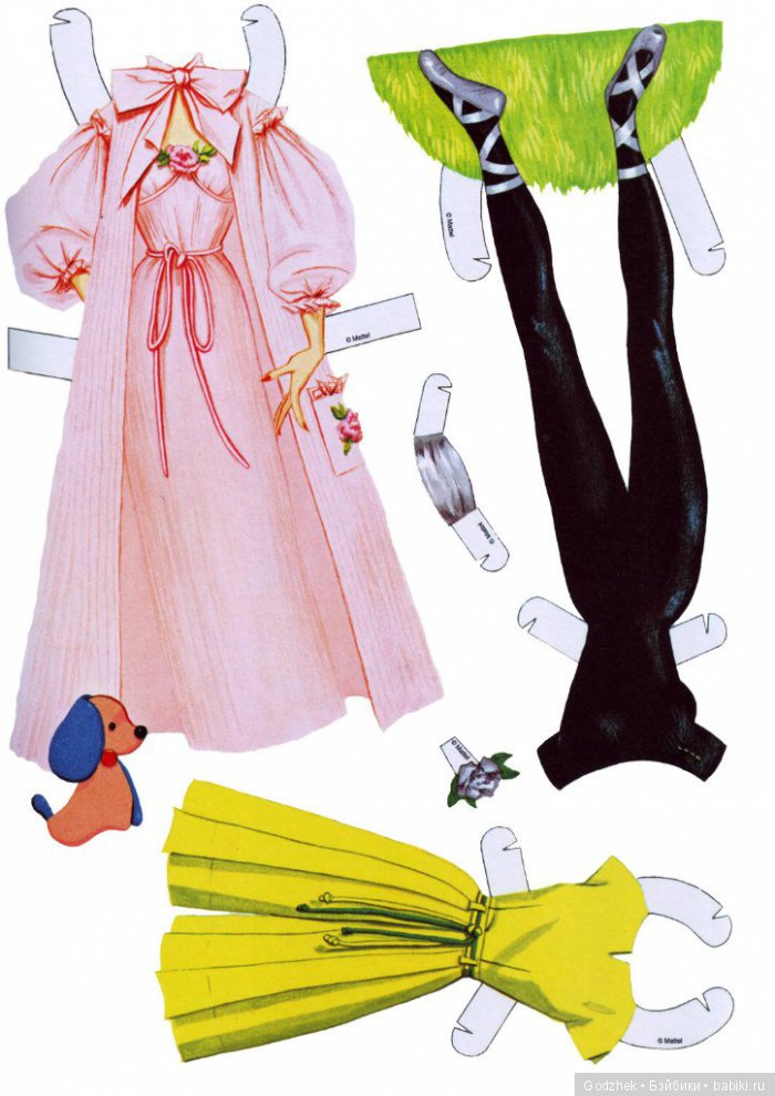 Бумажные куклы Барби — Бумажные куклы с одеждой для вырезания: шаблоны