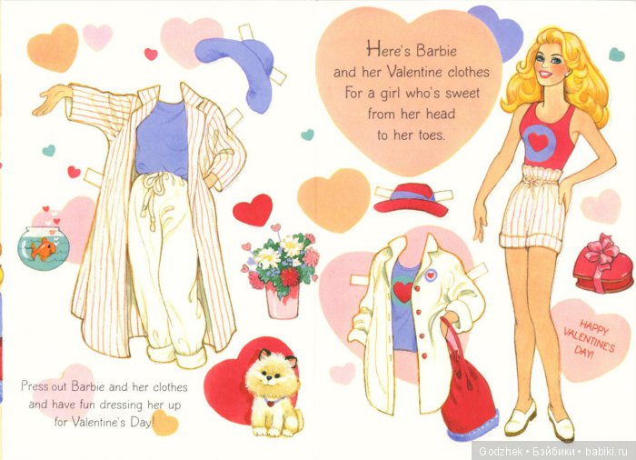 Бумажные куклы Барби — Бумажные куклы с одеждой для вырезания: шаблоны