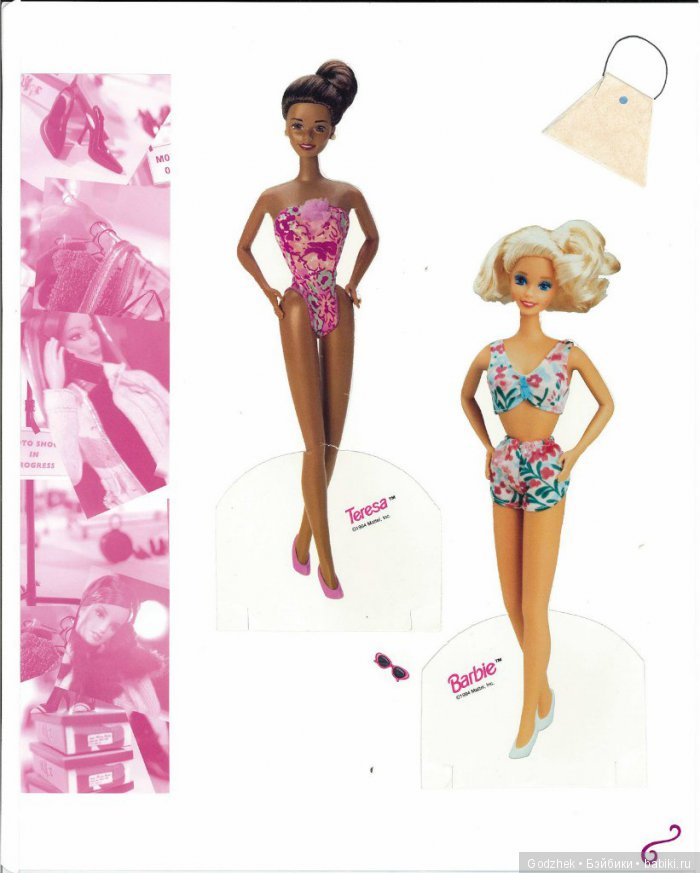 Бумажные куклы Барби — Бумажные куклы с одеждой для вырезания: шаблоны