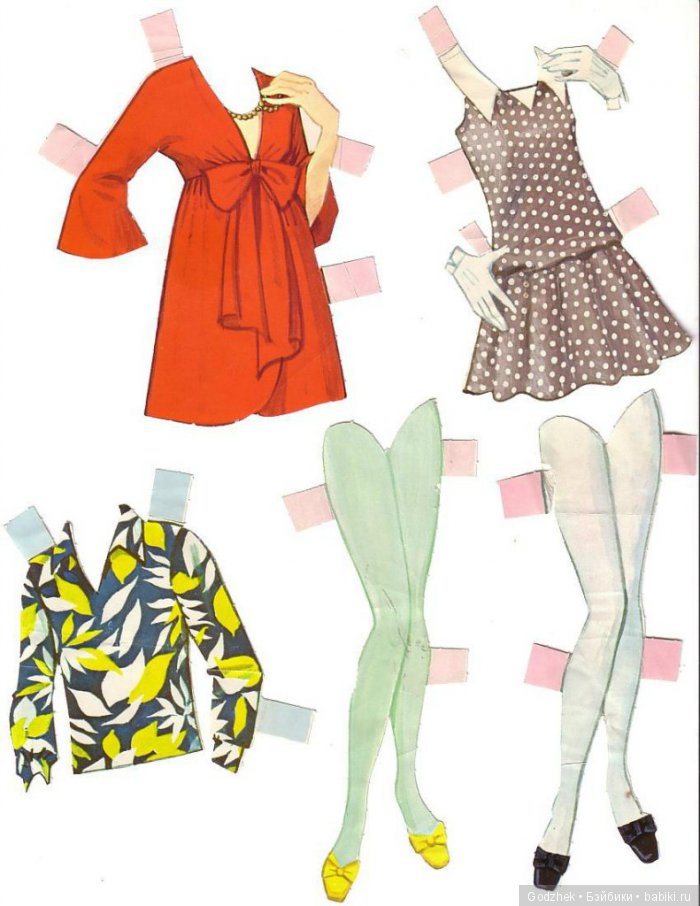 Бумажные куклы Барби — Бумажные куклы с одеждой для вырезания: шаблоны