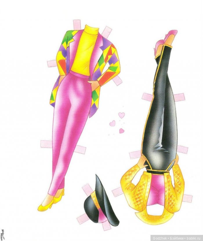 Бумажные куклы Барби — Бумажные куклы с одеждой для вырезания: шаблоны