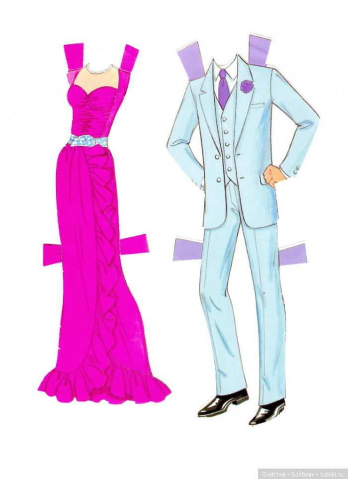 Бумажные куклы Барби — Бумажные куклы с одеждой для вырезания: шаблоны