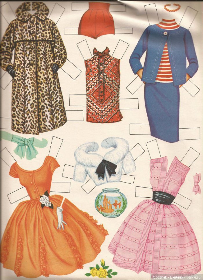 Бумажные куклы Барби — Бумажные куклы с одеждой для вырезания: шаблоны