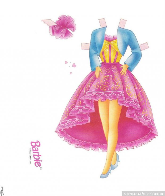 Бумажные куклы Барби — Бумажные куклы с одеждой для вырезания: шаблоны