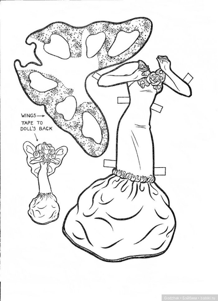 Бумажные куклы Барби — Бумажные куклы с одеждой для вырезания: шаблоны