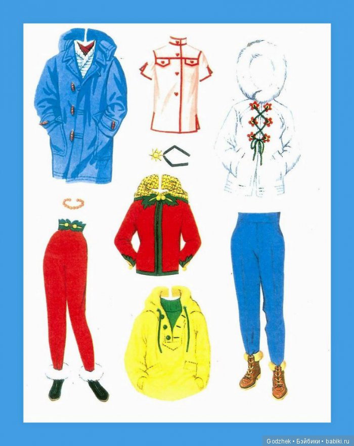 Бумажные куклы Барби — Бумажные куклы с одеждой для вырезания: шаблоны