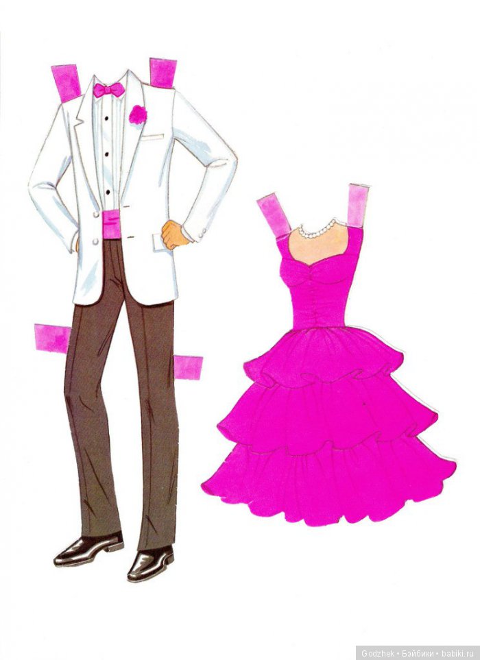 Бумажные куклы Барби — Бумажные куклы с одеждой для вырезания: шаблоны