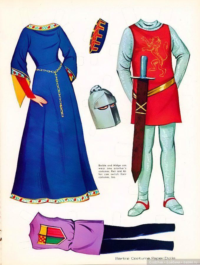 Бумажные куклы Барби — Бумажные куклы с одеждой для вырезания: шаблоны