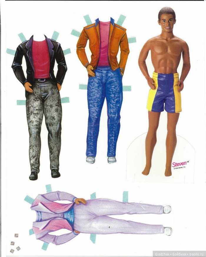 Бумажные куклы Барби — Бумажные куклы с одеждой для вырезания: шаблоны