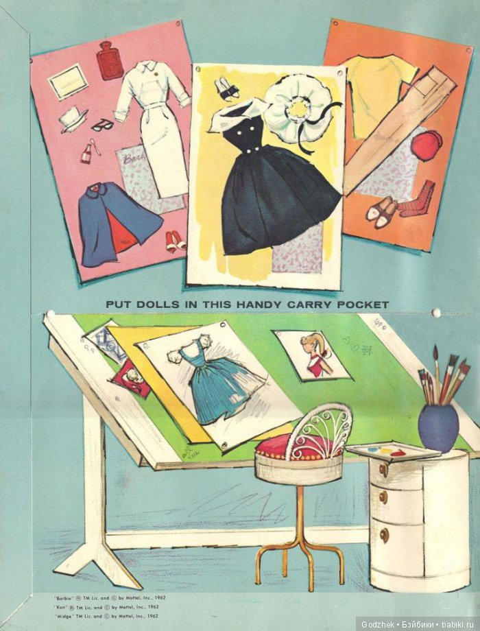 Бумажные куклы Барби — Бумажные куклы с одеждой для вырезания: шаблоны