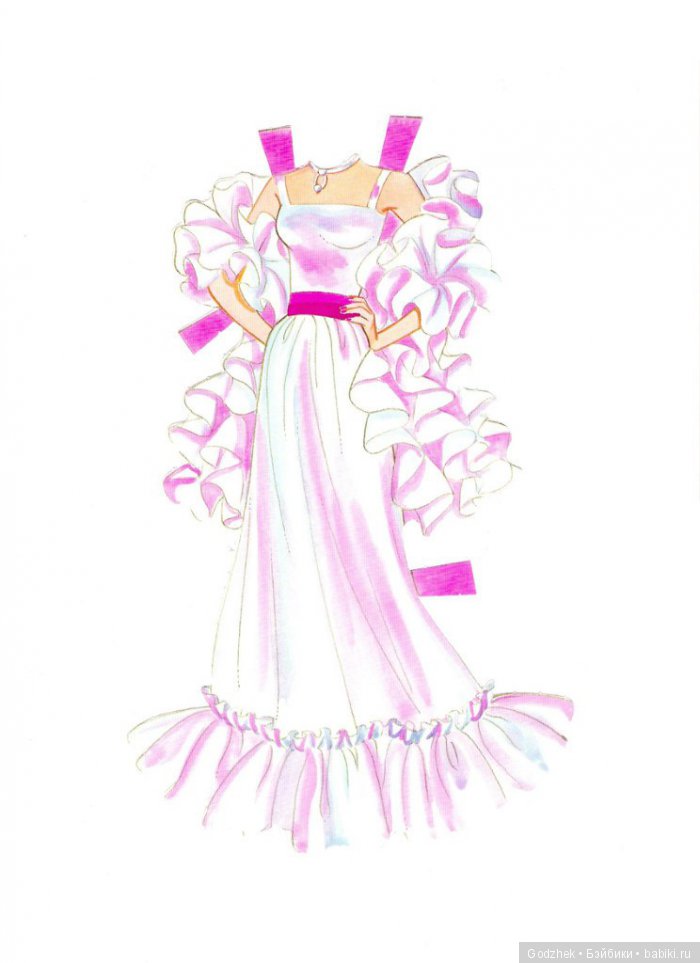 Бумажные куклы Барби — Бумажные куклы с одеждой для вырезания: шаблоны