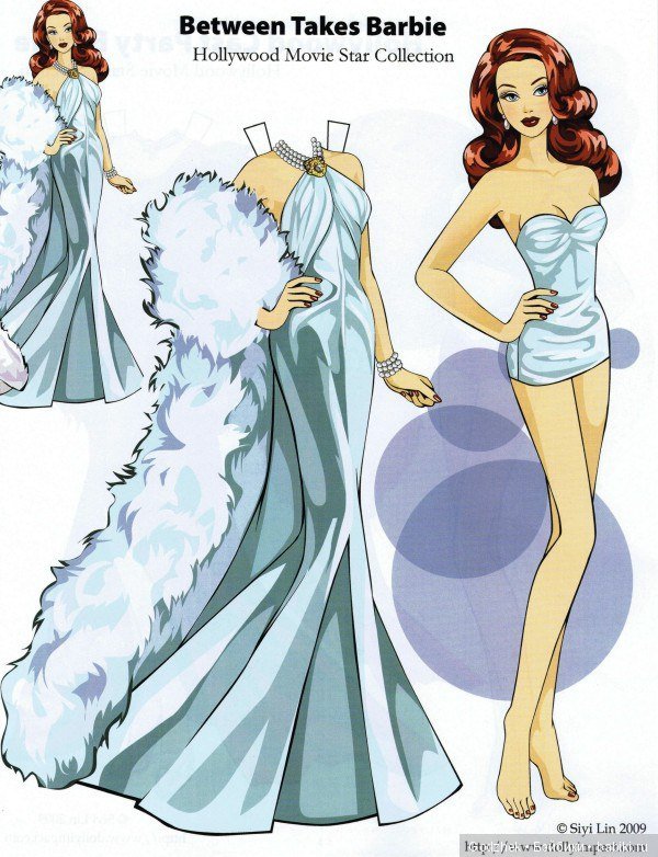 Бумажные куклы Барби — Бумажные куклы с одеждой для вырезания: шаблоны