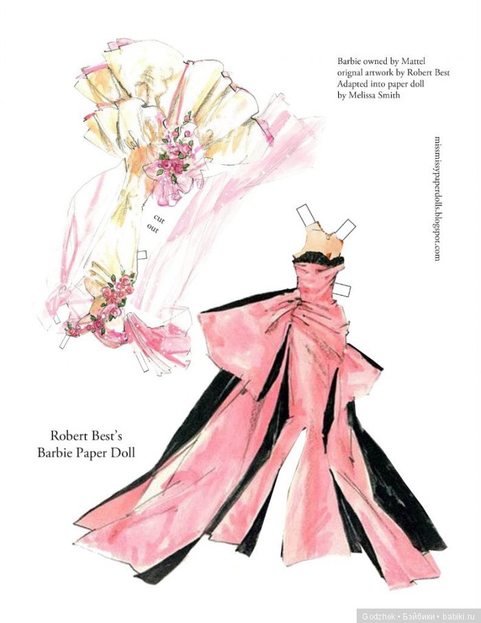 Бумажные куклы Барби — Бумажные куклы с одеждой для вырезания: шаблоны