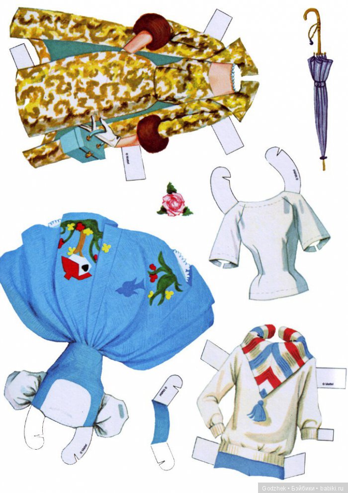 Бумажные куклы Барби — Бумажные куклы с одеждой для вырезания: шаблоны