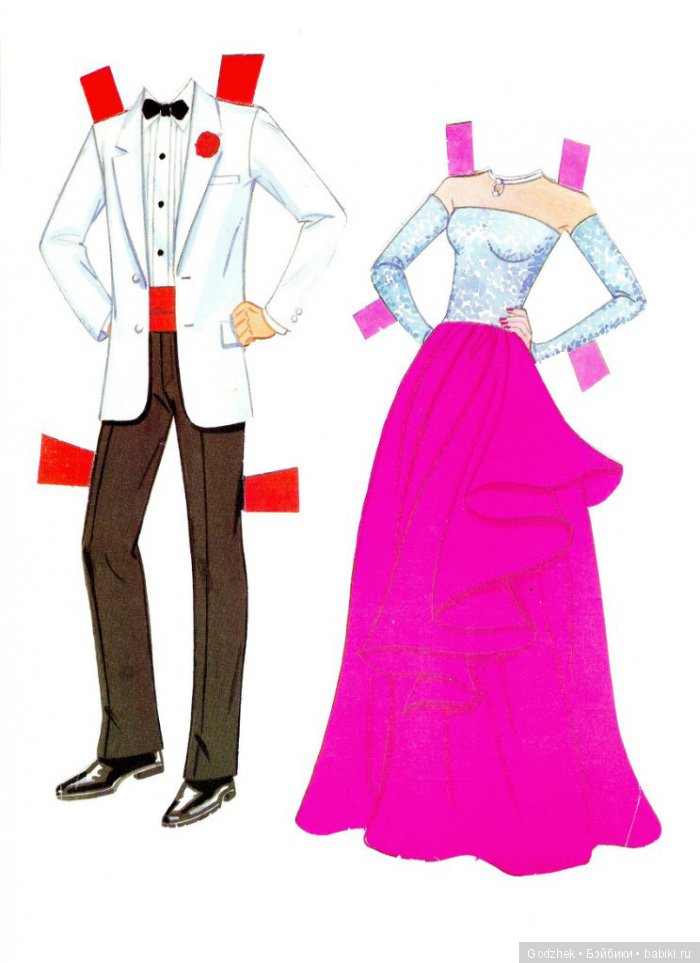 Бумажные куклы Барби — Бумажные куклы с одеждой для вырезания: шаблоны