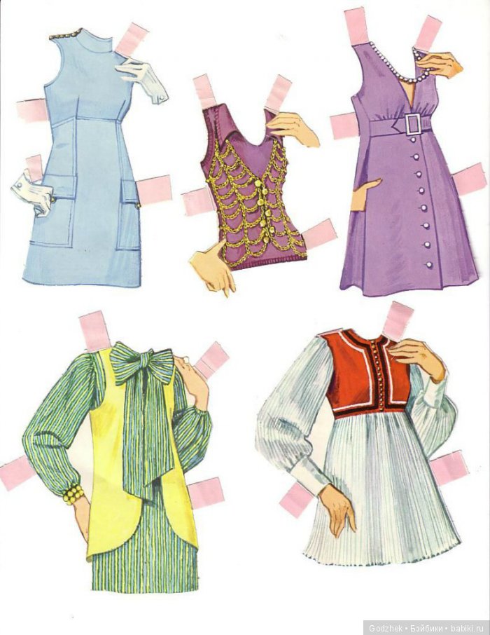 Бумажные куклы Барби — Бумажные куклы с одеждой для вырезания: шаблоны